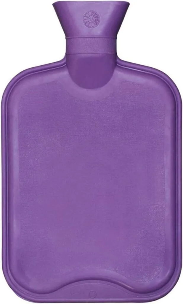 HomeTop Premium Classic Rubber Hot Water Bottle (2 Liters, Red)