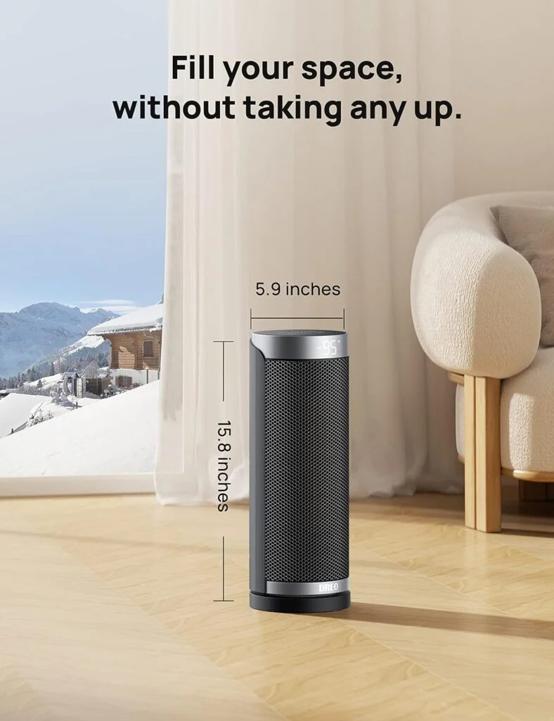 Dreo Space Heaters for Indoor Use, Portable Heater with Thermostat, 1-12H Timer, Eco Mode and Fan Mode, 1500W PTC Ceramic Fast Safety Heat for Office Bedroom Home, Gold Dreo Space Heaters for Indoor Use, Portable Heater with Thermostat, 1-12H Timer, Eco Mode and Fan Mode, 1500W PTC Ceramic Fast Safety Heat for Office Bedroom Home, Gold
